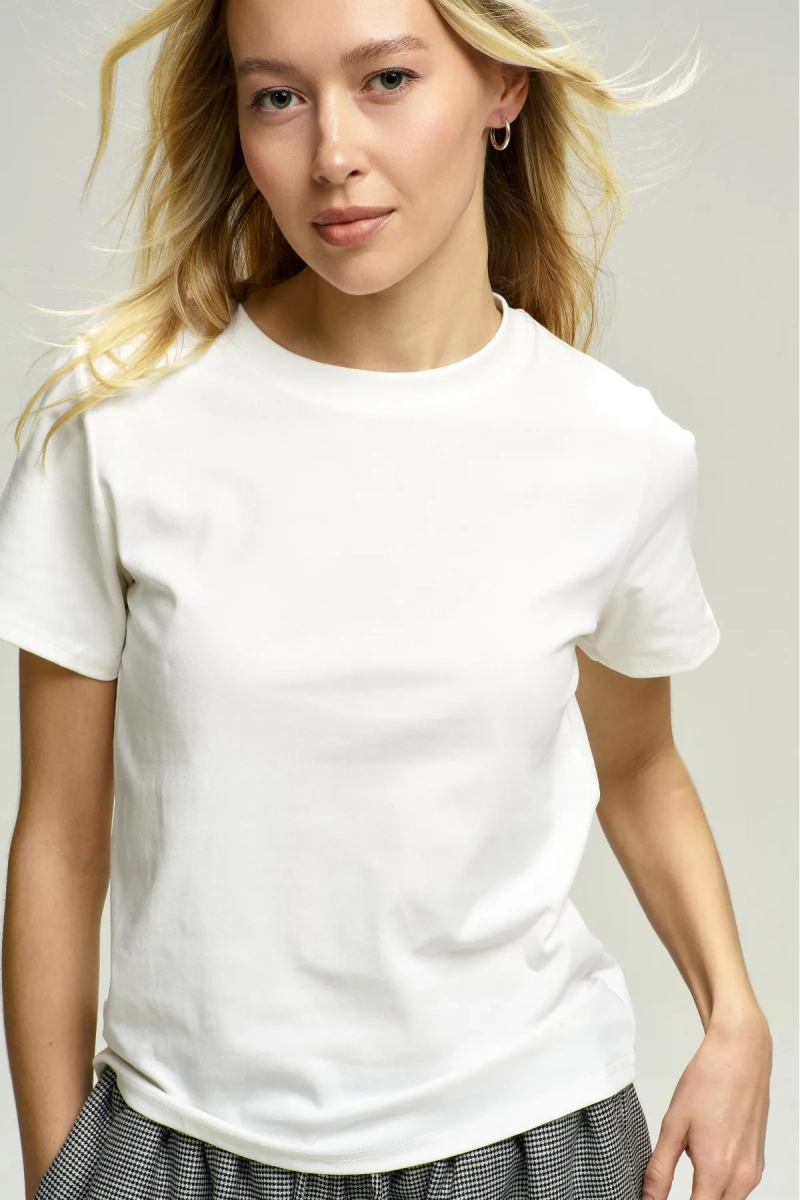Футболка Basic Milk Erist store, цвет: молочный, НФ-00002822 купить онлайн