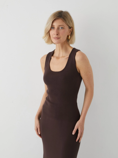 Вязаный топ