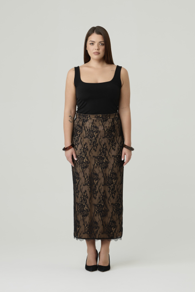 Майка с вырезом каре 4forms, цвет: Черный, 000019318 купить онлайн