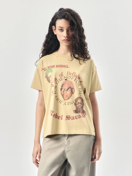 Футболка Посмотри, кем я стал NAIPACHE, цвет: Желтый, 2611007100 купить онлайн