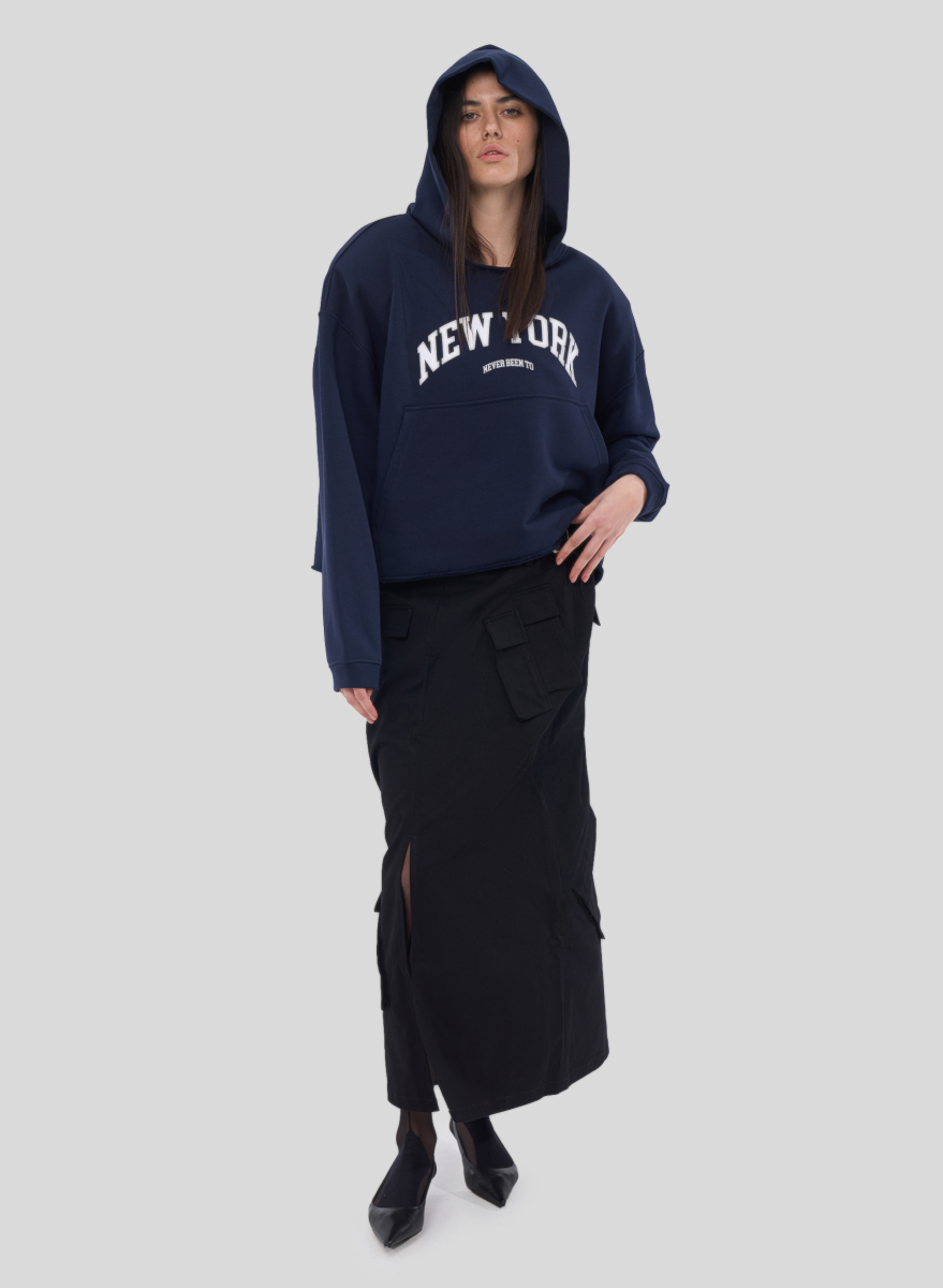 Худи ZNY NEW YORK ZNY, цвет: Черный HD-NEWYORKSS25-BLK |новая коллекция купить онлайн
