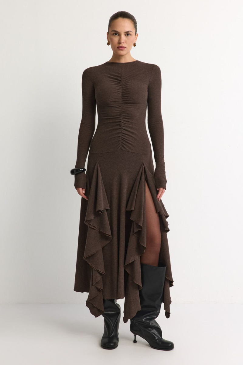 Платье из смесовой вискозы