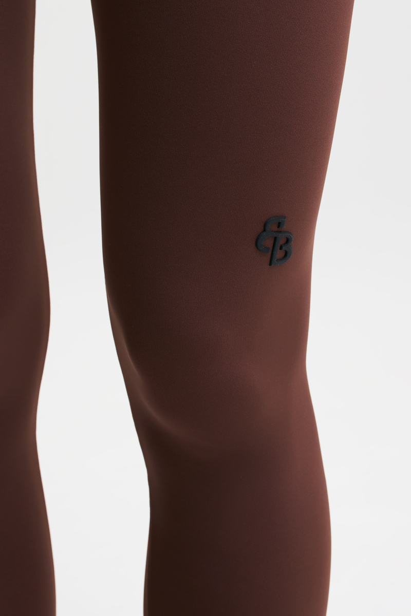 Легинсы без пояса LABEL .B & TOUSSUN Label .B, цвет: коричневые,  купить онлайн