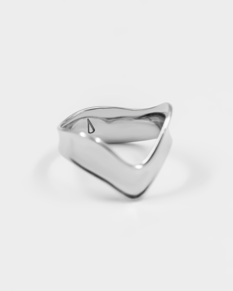 Кольцо-элемент глянцевое Fragment 6 Darkrain, цвет: серебро, LS4023 купить онлайн