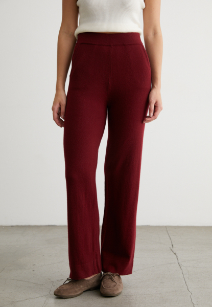 Брюки трикотажные с карманами (шерсть)