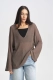Лонгслив вязаный Brown Erist store, цвет: коричневый НФ-00002363 |новая коллекция купить онлайн