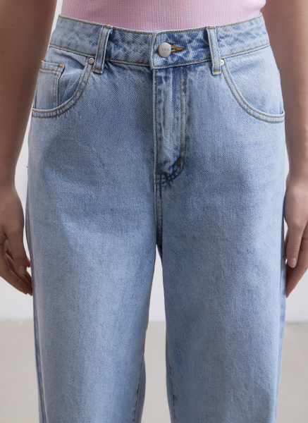 Джинсы свободного кроя ALL WE NEED, цвет: светло-голубой, 2604W4602-18 купить онлайн