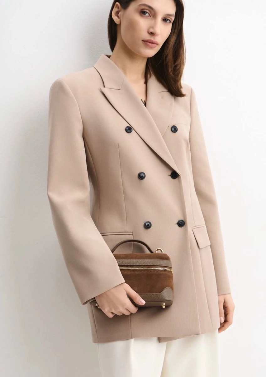 Сумка Дженна LUNAVERA, цвет: замша пралине J-704-PHR 8103 купить онлайн