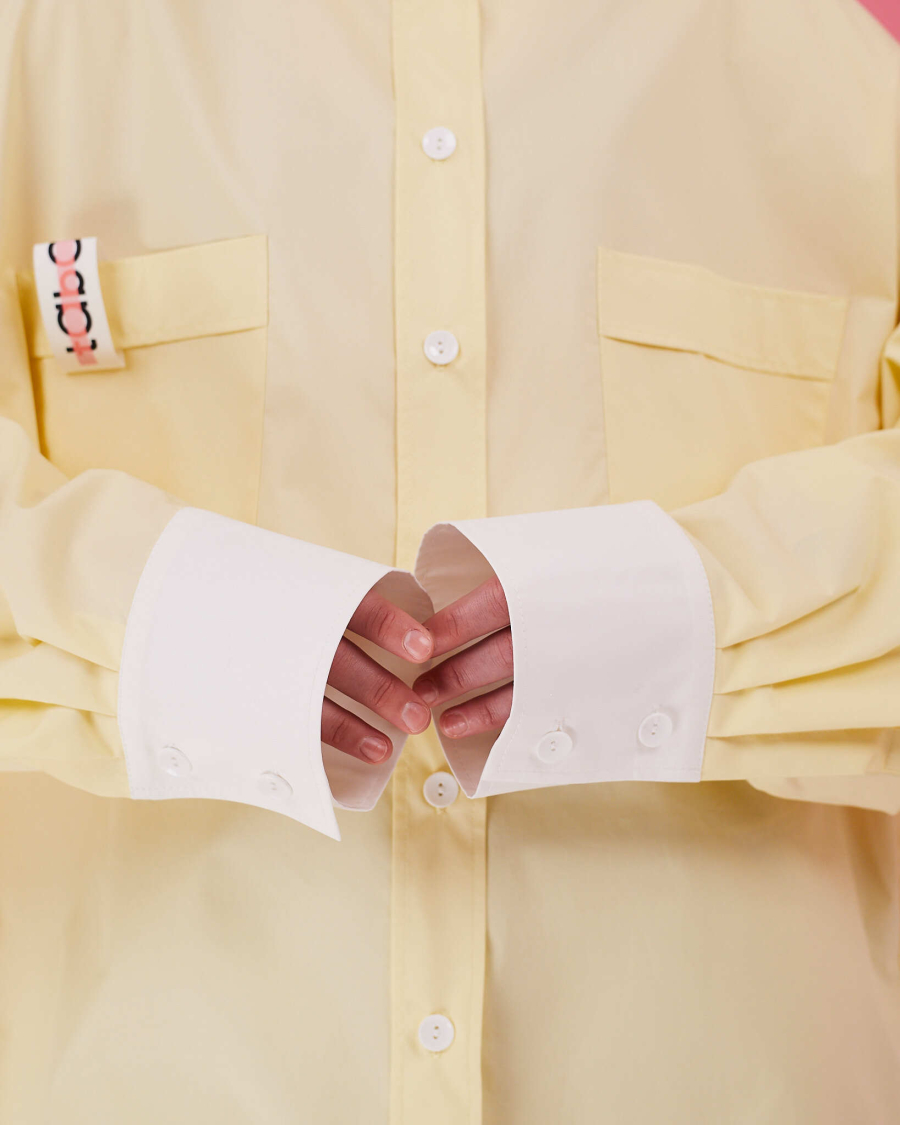 Рубашка макси оверсайз #23 TABOO, цвет: Желтый, Rub23 купить онлайн