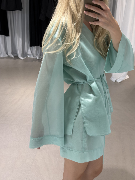 Комплект с кимоно НИ ИМЕНИ, НИ ПОХОЖИХ, цвет: бирюзовый, 00-00000360 купить онлайн