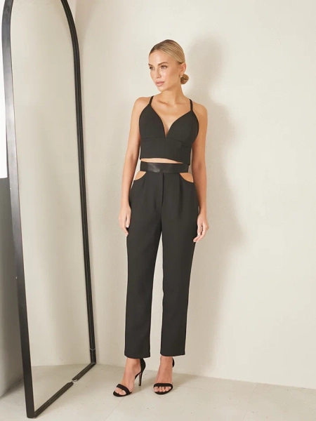 Топ-бюстье с лепестками