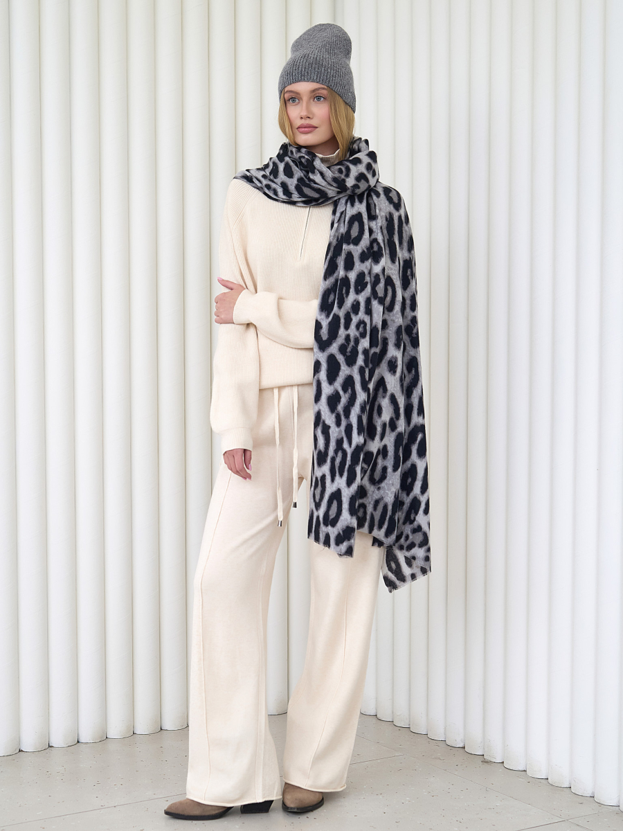 Шапка с ангорой I.B.W., цвет: серый KJ062 купить онлайн