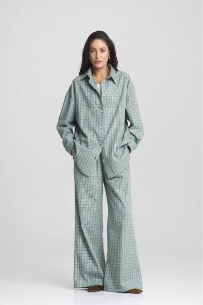 Костюм Summer в клетку Turquoise