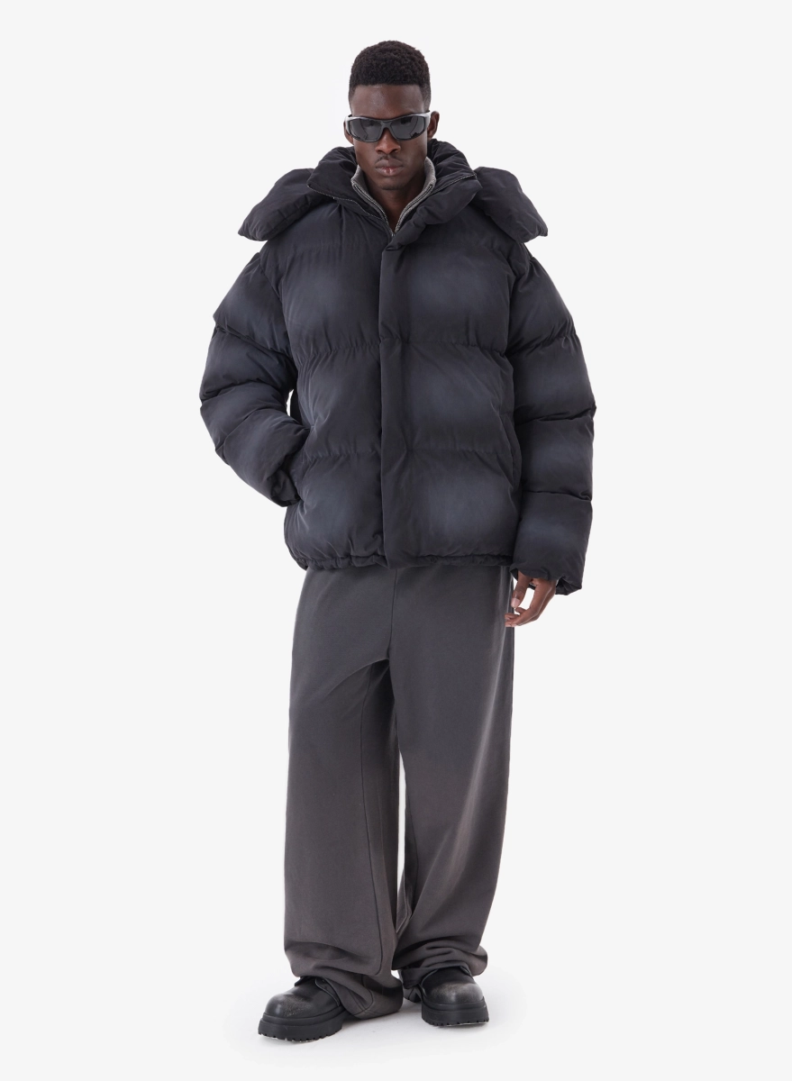 Пуховик DESTRESSED FABLE, цвет: темно-серый, PFFR-FBL-DSTRSD-GRPHT купить онлайн