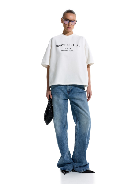 Футболка "От кутюр" ANOTHER SELECT, цвет: белый, 00150 купить онлайн