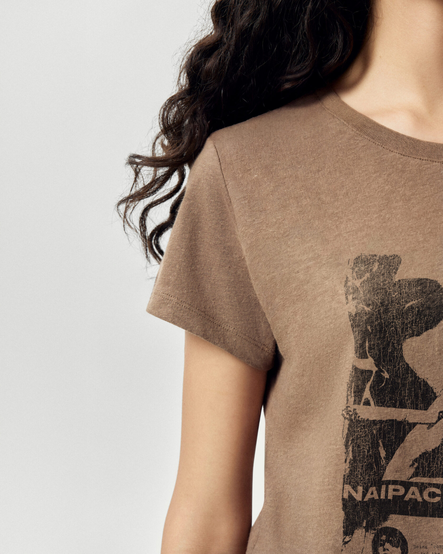 Футболка Архив NAIPACHE, цвет: Кофейный, 2621004700 купить онлайн