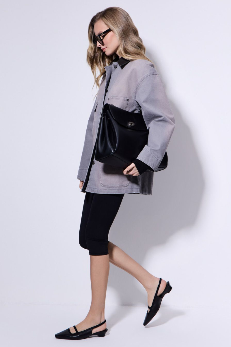Куртка из 100% хлопка TOPTOP, цвет: серый TT.040.16830.800 |новая коллекция купить онлайн