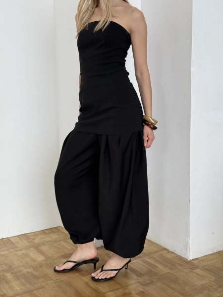 Брюки Аладдин из вискозы НИ ИМЕНИ, НИ ПОХОЖИХ, цвет: Черный, 00-00000326 купить онлайн