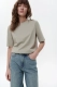 Футболка базовая с удлиненным рукавом Daisyknit, цвет: оливковый,  купить онлайн