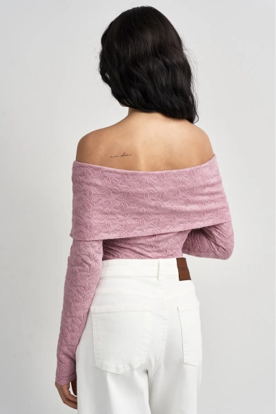 Лонгслив ажурный в цвете Розовый Erist store, цвет: розовый, НФ-00003461 купить онлайн