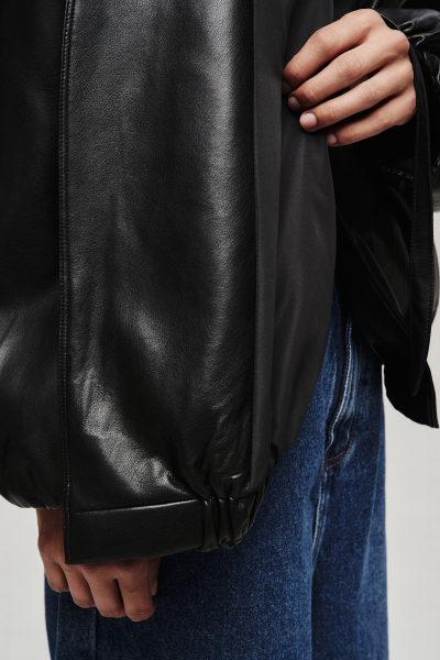 Куртка из экокожи Label .B, цвет: Черный, Jc.43.4.CH.BLC купить онлайн