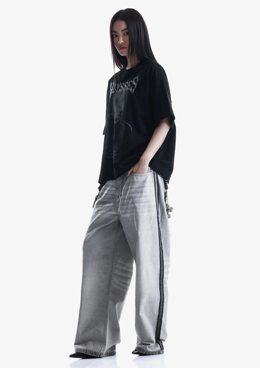 Футболка с принтом KRAKATAU, цвет: Черный, Tw147-1 купить онлайн