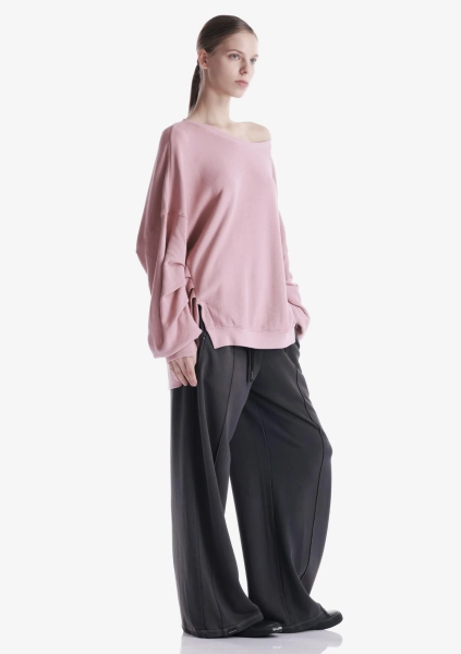 Свитшот с боковыми разрезами KRAKATAU, цвет: розовый, Fw124-94 купить онлайн