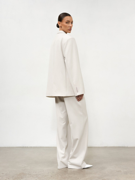 Классический пиджак в полоску ANOTHER SELECT, цвет: серый, 00092 купить онлайн