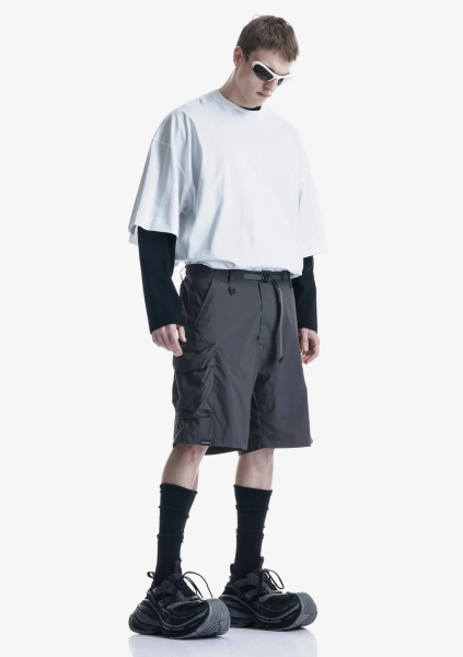 Свободная футболка с логотипом KRAKATAU, цвет: белый, Tm142-4 купить онлайн