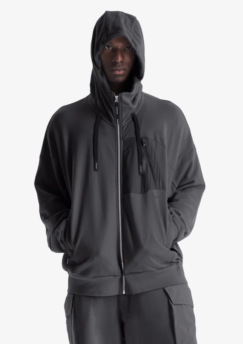 Худи на молнии KRAKATAU, цвет: темно-серый, Fu121-2 купить онлайн