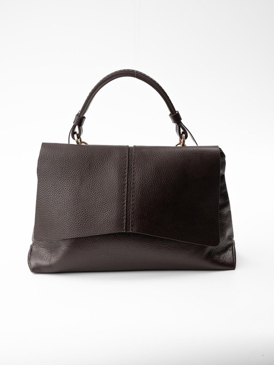 Сумка Ливиа средняя brand salad, цвет: коричневый J-704-PHR 8240 купить онлайн