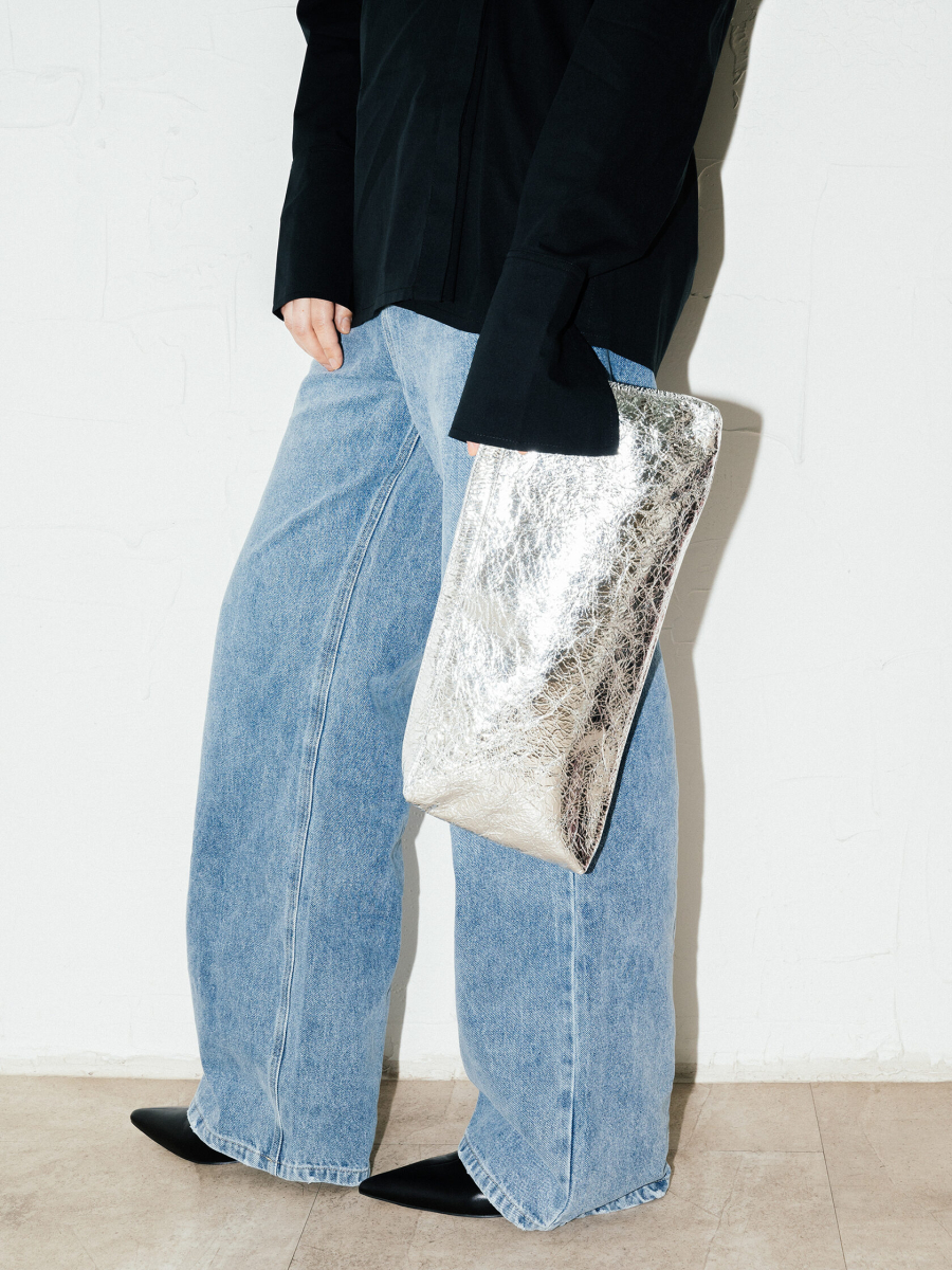 Клатч Николь РЕФРЕЙМ, цвет: Серебряный  купить онлайн