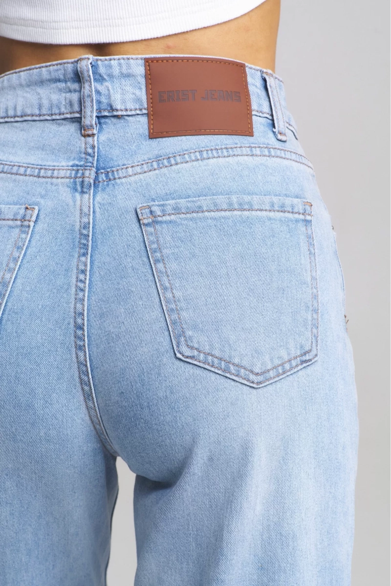 Джинсы Stright Blue Erist store, цвет: голубой, НФ-00002471 купить онлайн