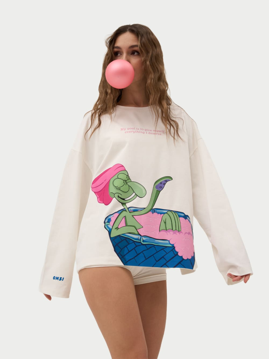 Лонгслив Squidward ONSI, цвет: squidward,  купить онлайн