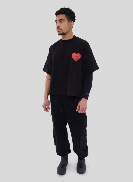 Футболка ZNY HEART ZNY, цвет: Черный, T-HEARTSS25-BLK купить онлайн