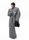 Платье с подплечниками из вискозы ASYA SEMYONOVA, цвет: grey, 00-00002502 купить онлайн