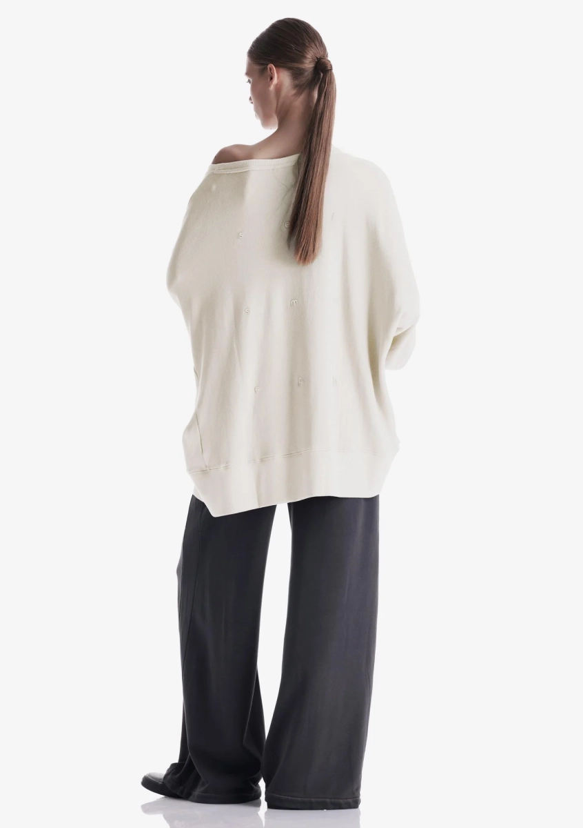 Свитшот с боковыми разрезами KRAKATAU, цвет: мультиколор, Fw124-43 купить онлайн