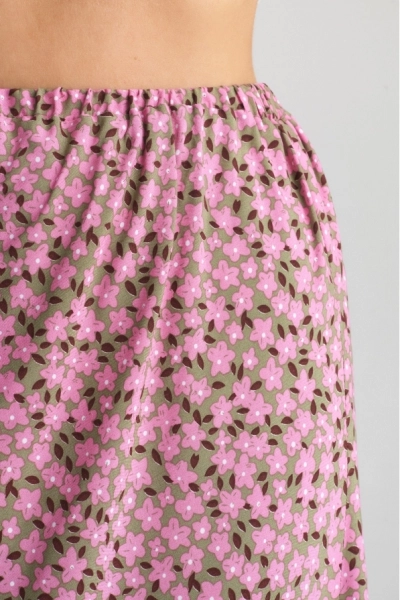 Юбка в цветочек Pink Erist store, цвет: розовый, НФ-00002012 купить онлайн