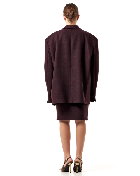 Пиджак RICH BORDEAUX COLOR YONS, цвет: Бордовый,  со скидкой купить онлайн