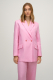 Льняной двубортный жакет FASHION REBELS, цвет: розовый, FR23SSJ4W350P купить онлайн