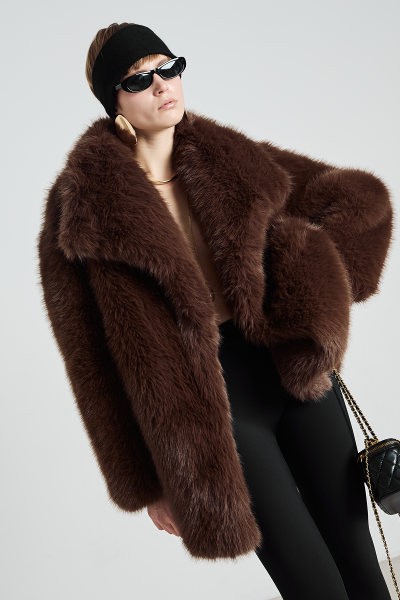 Шуба MIA AIM, цвет: шоколадный, MIA728 купить онлайн