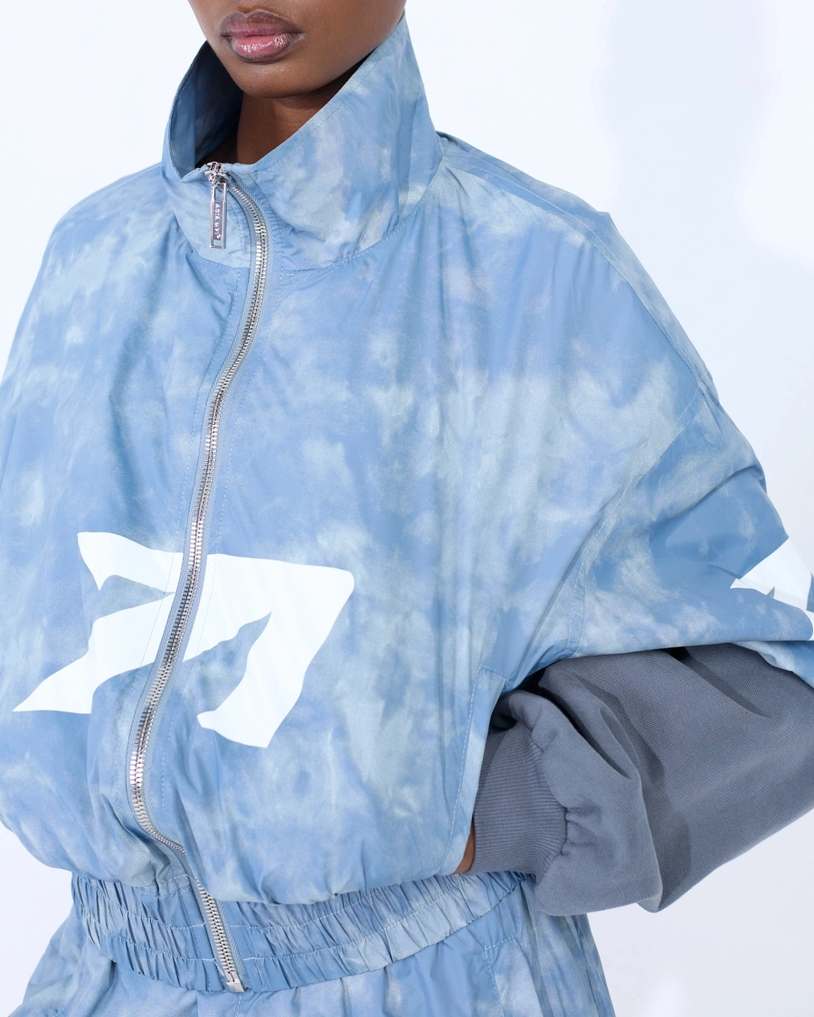 Олимпийка с логотипом-стрелкой ASIA ST 71, цвет: голубой, Ast71.olympic-mix-nylon-blue-w купить онлайн