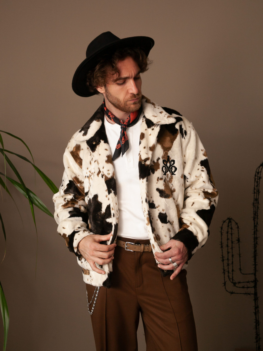 Куртка бомбер мех