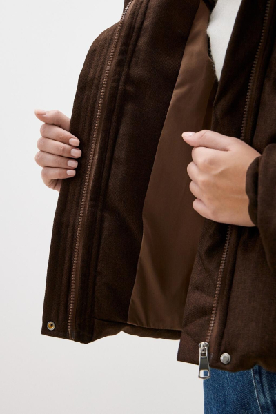 Пуховик FAWN ENEVOO, цвет: коричневый, 03076 купить онлайн