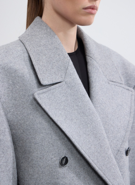 Полупальто-бушлат ALL WE NEED, цвет: Светло-серый, 2602W5174-04 купить онлайн