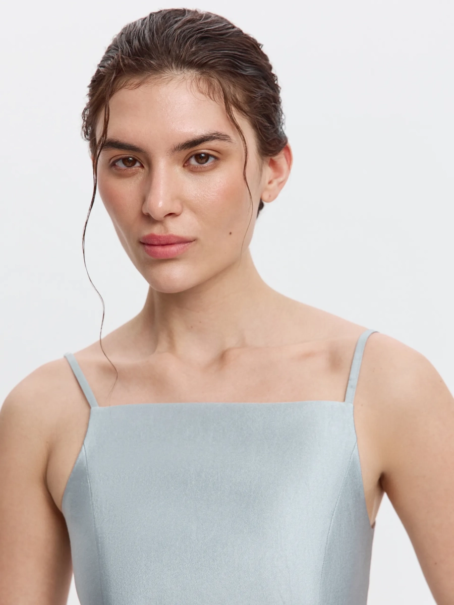 Платье-футляр ANNA PEKUN, цвет: голубой,  купить онлайн