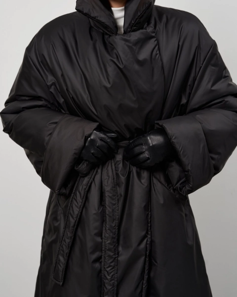 Пуховик PUFFER COAT BLACK YONS, цвет: Черный, YO-704 купить онлайн