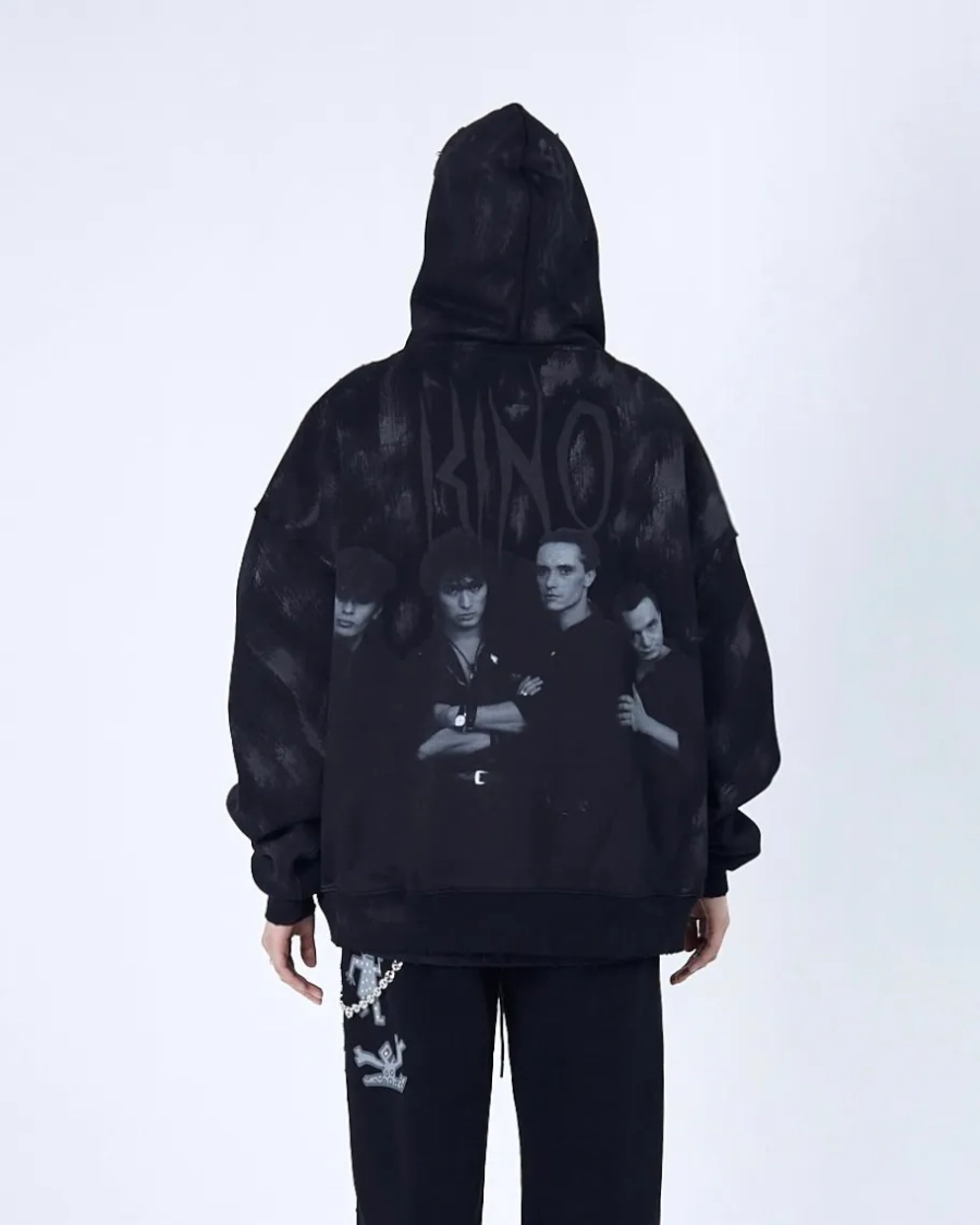 Худи ZIP KINO ХУДИ BAND BLACK ASIA ST 71, цвет: Черный, Ast71.kino-ziphood-band-bl купить онлайн