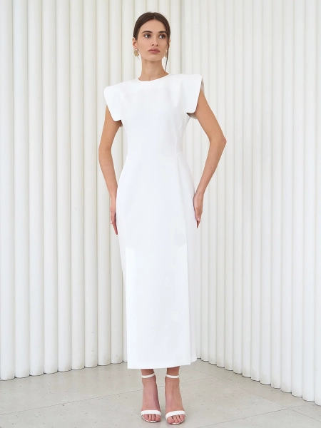 Платье с рельефами и крыльями I.B.W., цвет: молочный,  купить онлайн