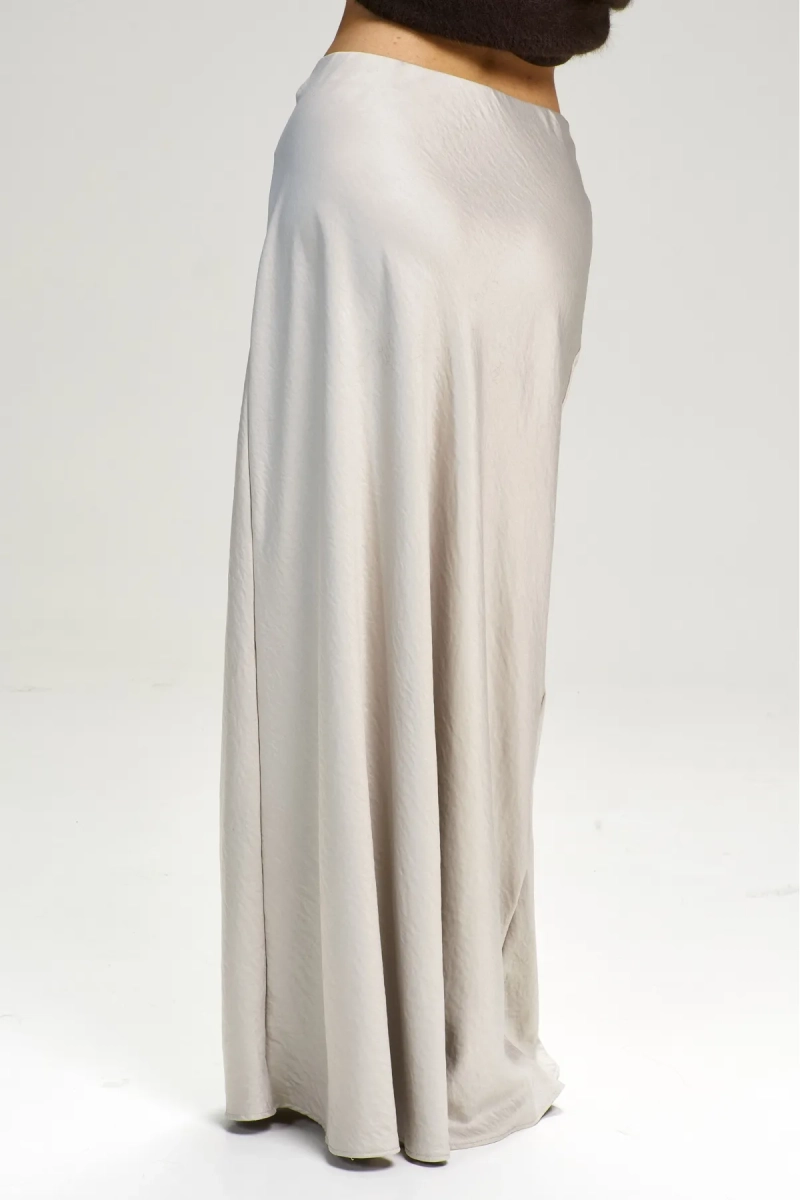 Юбка-годе атласная Ivory Erist store, цвет: бежевый, НФ-00003141 купить онлайн